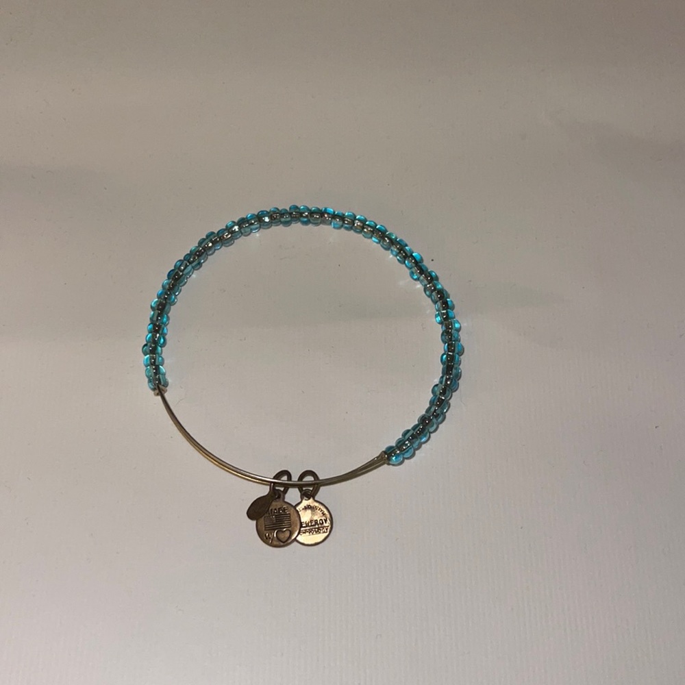 Alex and Ani BLUE beaded Bracelet